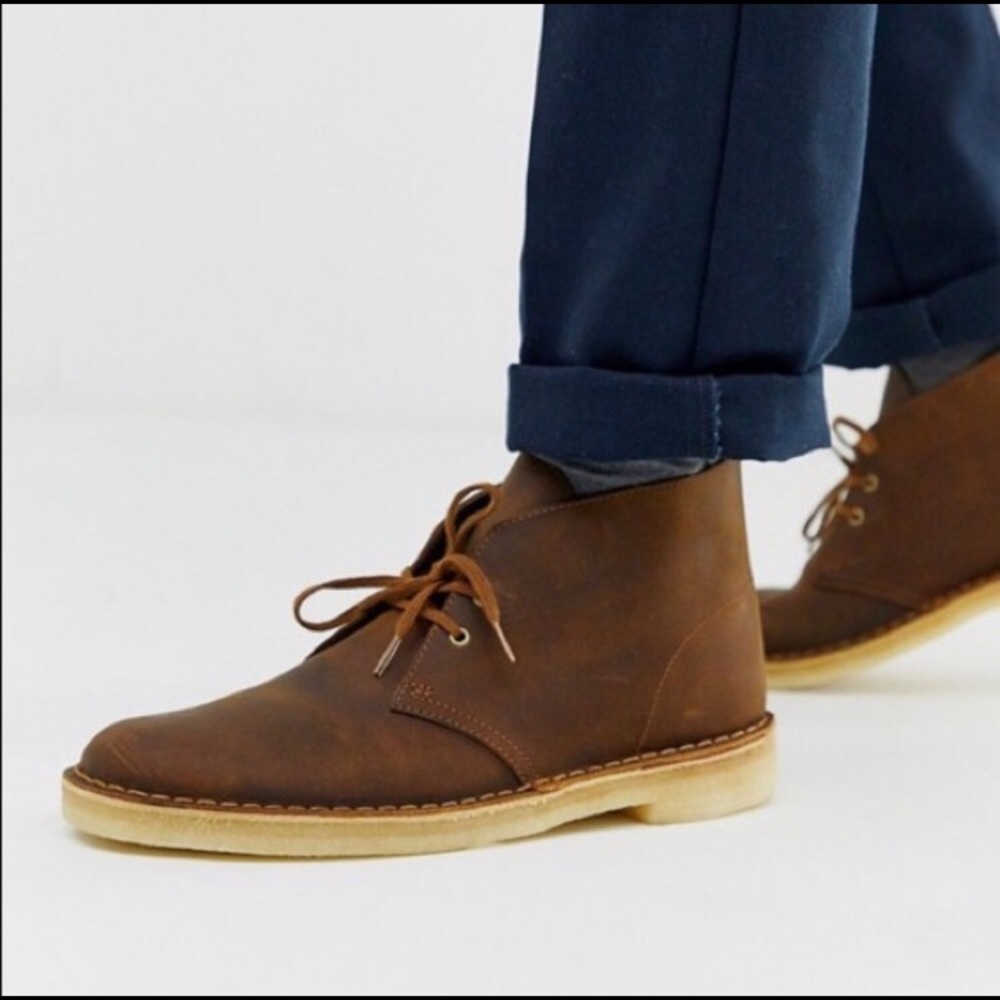 Clark’s Desert Boots in Beeswax - Excellent!